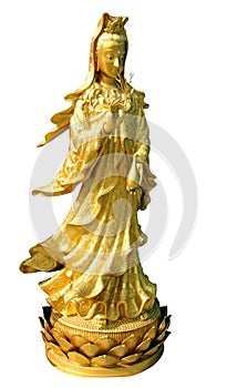 Golden Quan-Yin Buddha