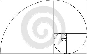 Golden ratio templat photo