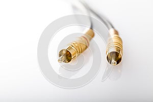 Golden RCA cable