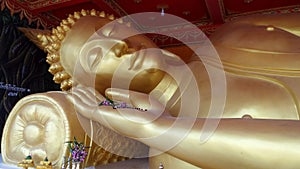 Golden Reclining Buddha