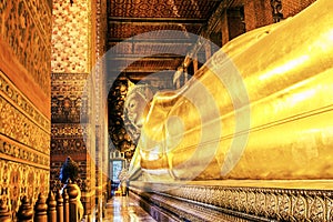 Golden Reclining Buddha , Wat Pho Thailand