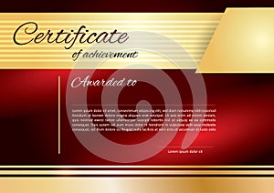 Golden Red certificate