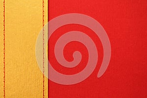 Golden and red design paper