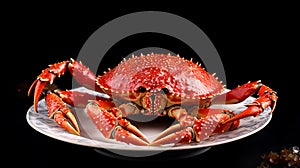 Golden red King Crab seafood Delicious meal food photography