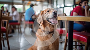 Golden Retriever Puppy Playing, smile face