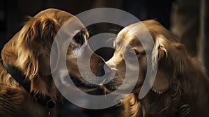 Golden retrievers. Generative AI