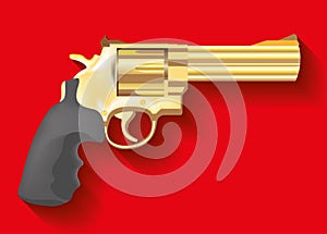 Golden revolver