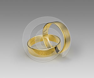 Golden ring anniversary