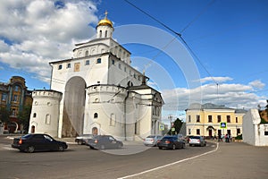 The Golden ring of Russia, Vladimir city, the Golden gate, 1164.