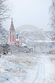 The Golden ring of Russia. Yaroslavl oblast. Tutaev. Kazan Church of the Transfiguration