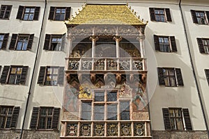 The golden roof of Innsbruck in Austria photo