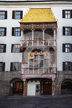 Golden Roof in Innsbruck Old Town - Innsbruck, Tyrol, Austria