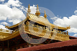 Golden roof of Jokhang Monastery