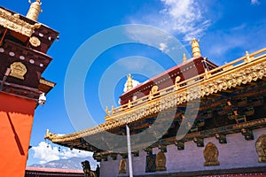 golden roof of The Jokhang Temple