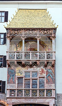 Golden Roof landmark of Innsbruck, Austria