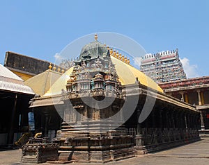 Golden Roof, Shiva Temple, Chidambaram, Tamil Nadu, India