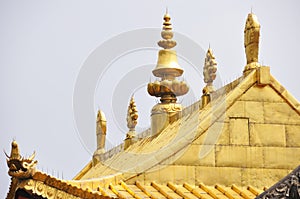 Golden roof in Tar Lamasery