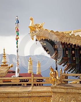 Golden Rooftops, Lhasa, Tibet