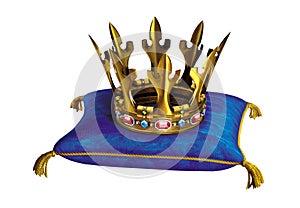 Golden royal crown