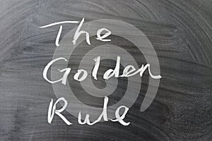 The golden rule photo