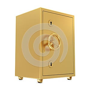 Golden safe deposit