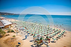 Golden Sands beach, Bulgaria.