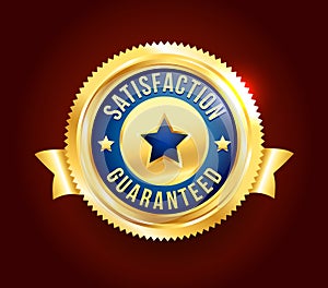 Golden Satisfaction Guaranteed Badge