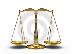 Golden scales justice