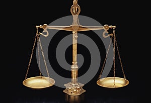 Golden Scales of Justice