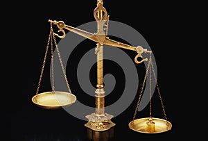 Golden Scales of Justice photo