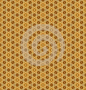 golden seamless texture geometric patterned background