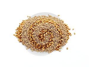 Golden sesame seeds