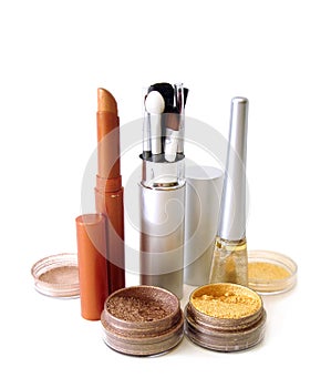 Golden set for make-up