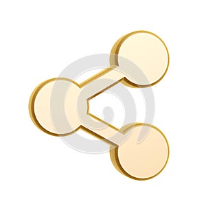 Golden share symbol