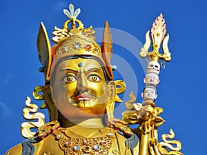 Golden Shiva sculpture in Nepal