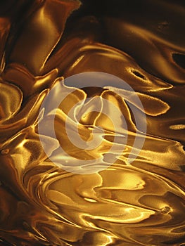 Golden silk ripples vertical background