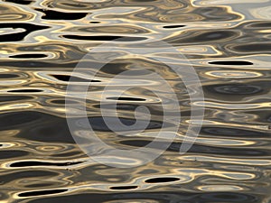 Golden & silver water