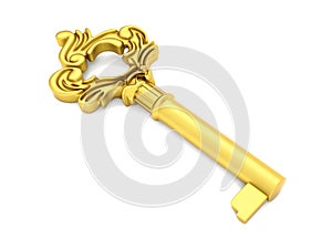 Golden skeleton key