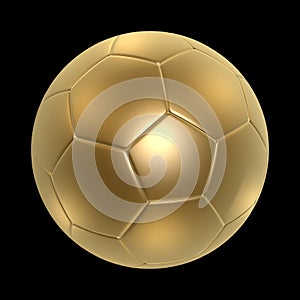 Golden soccerball photo