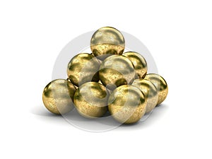 Golden spheres