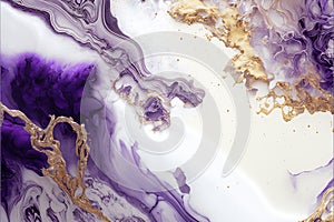 Zlatý nádhera vygenerované abstraktné textúra fotografovanie predstaví zložitý biely purpurová zlato dizajn na umelý 
