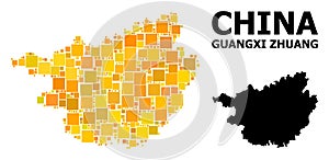 Golden Square Pattern Map of Guangxi Zhuang Region