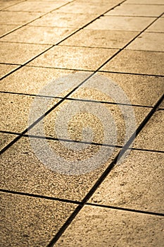 Golden square pavement