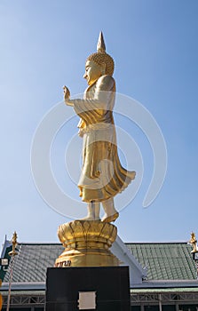 Golden standing Buddha,Bangkok,Thailand