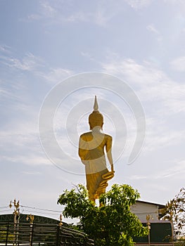 Golden standing Buddha,Bangkok,Thailand