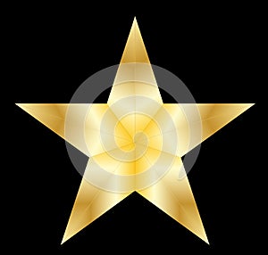 Golden star light