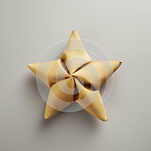 Golden Star Origami: Textile Installation With Lively Tableaus