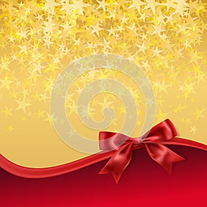 Golden stary background photo