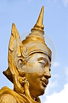 Golden statue