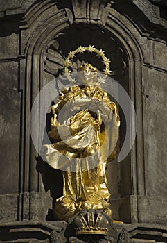 Golden statue